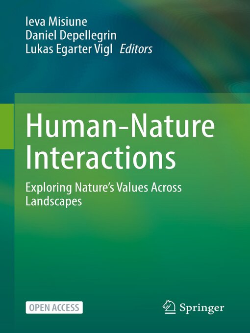 Title details for Human-Nature Interactions by Ieva Misiune - Available